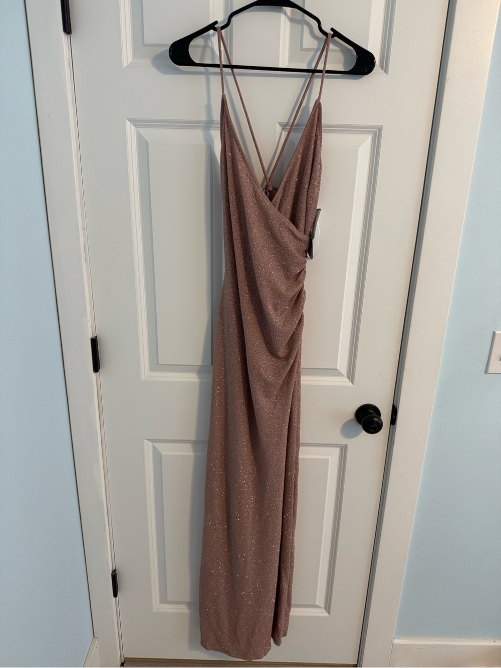 Windsor - Slip Dress with Draped Front